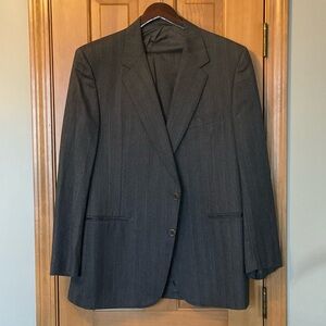 Elegant Charcoal Men's Suit
